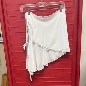 Eurotard ballet White wrap Skirt